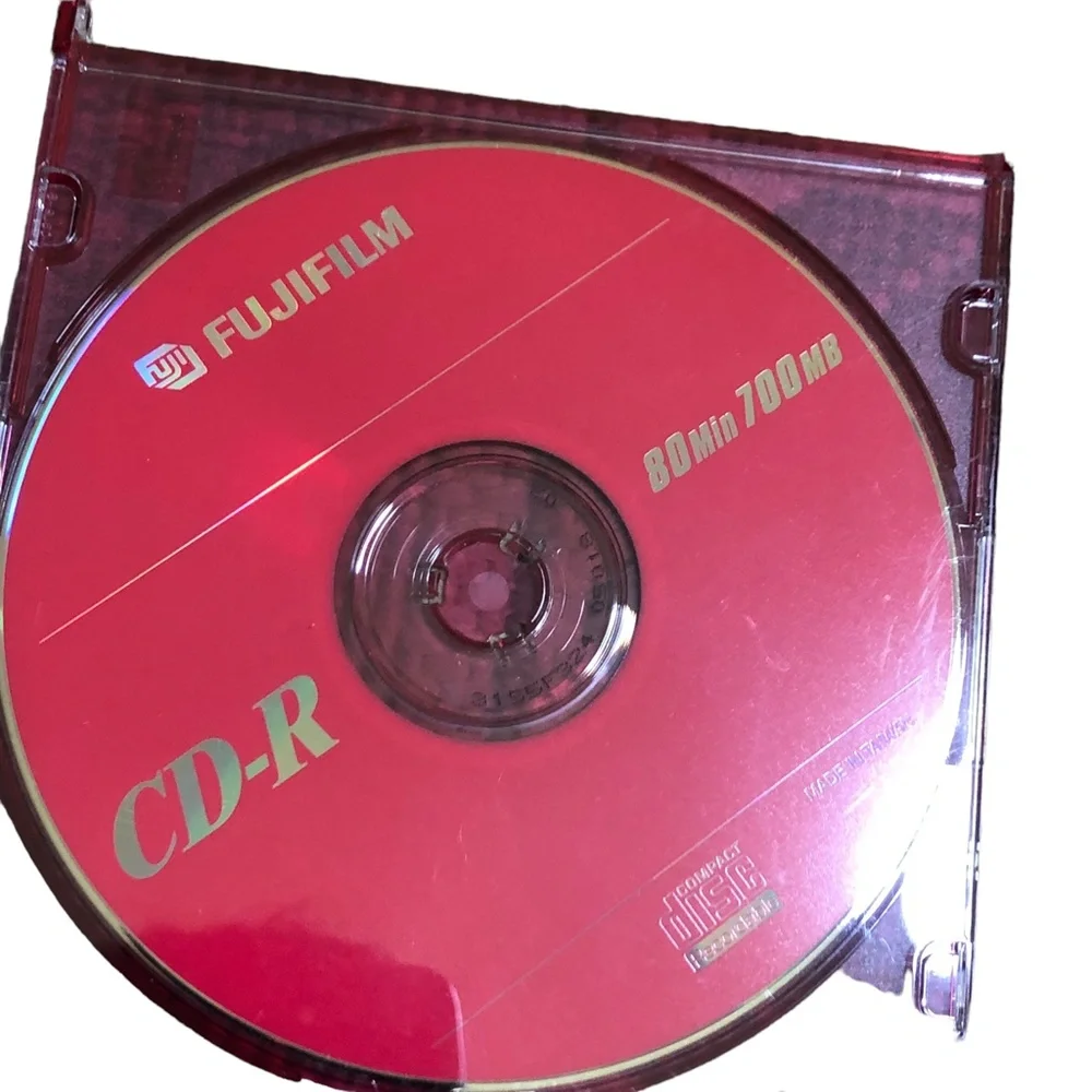 FUJIFILM CD-R Music 10 Slim Pack 80 Min*700MB Disc Recordable -OPEN/NOT SEALED